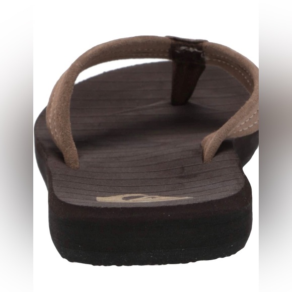 Quiksilver Men's Carver Suede Sandals Beach Flip Flops size 9 - Picture 5 of 7